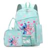 Disney Stitch Backpack for Kids Lightweight Large Capacity School Bag for Grades 1-6 Boys Girls