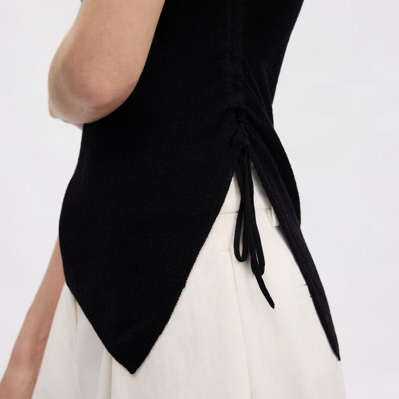 Elegant Asymmetrical Sleeveless Vest