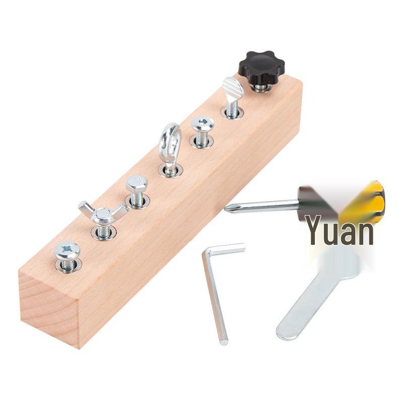 Montessori Screw Nut Workbench Toy for Young Children's Hand-Eye Coordination Development