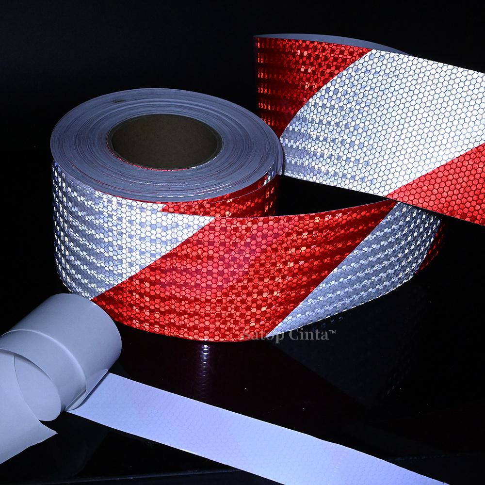 10CMX10M Høylys PVC Reflekstape Sikkerhetsvarsel Reflektor For Ting Vanntett Selvklebende Veiledningsskilt Refleksklistremerker