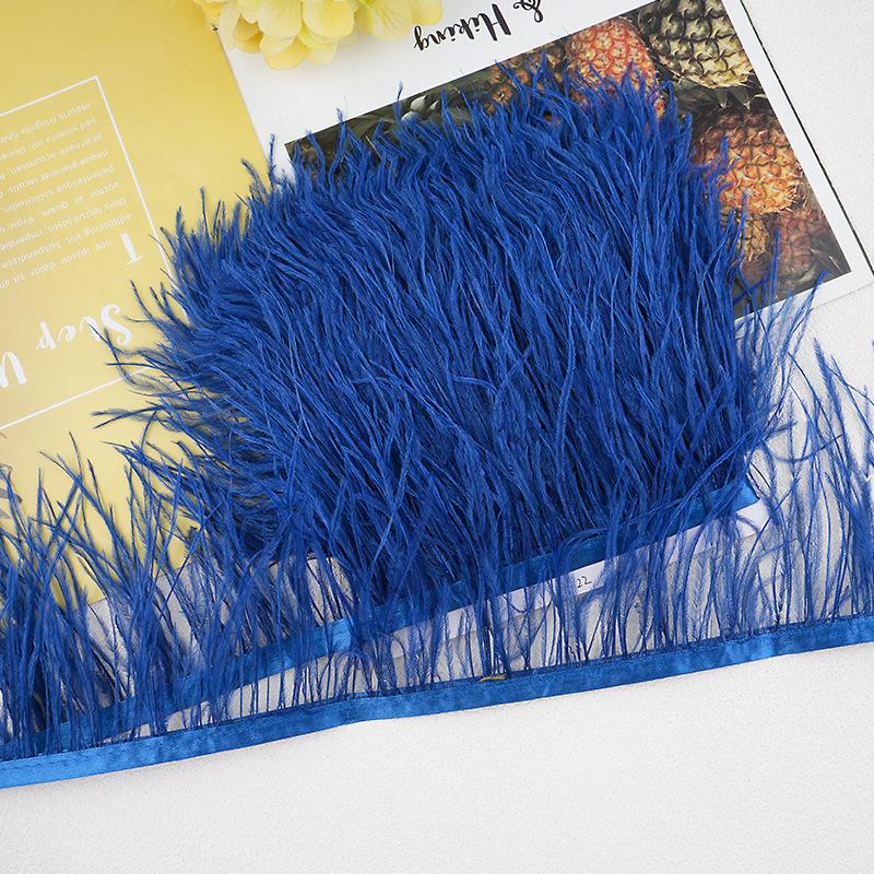 1M 10-13Cm Ostrich Feather Fringed Jewelry Handicrafts Clothing Decorative Accessories