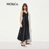 MO&Co. Elegant Backless Knit Little Black Dress
