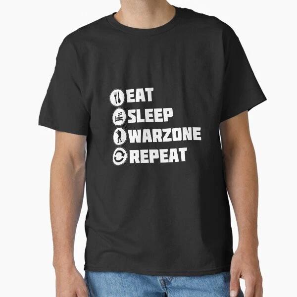 Eat Sleep Warzone Repeat Classic TShirt Made In UsaAus TShirt S2xl S