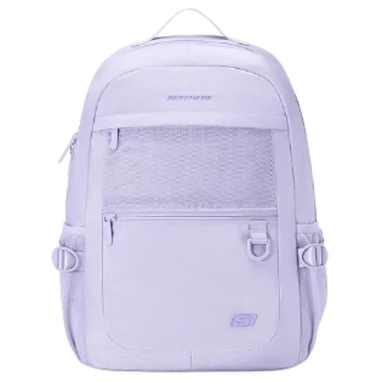 Skechers 24L Large Capacity Simple Fabric Backpack Unisex Backpack Stone-Purple L124U071-00FW Photinia Purple