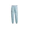 Solid Color Logo Print Large Pocket Design Training Jogger Pants Women Bottoms Blue 1369849-478