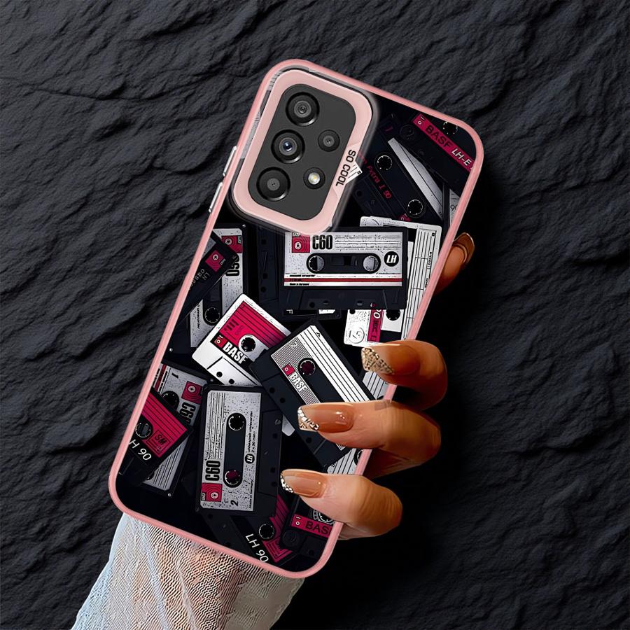 Soft Shell Phone Case For Samsung For Galaxy A32 A24 A13 A22 A25 A14 A23 A16 A34 A12 A15 Lucky Tape Pattern