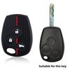2 3 Buttons Silicone Car Key Case For Renault Trafic Clio Duster Logan Dacia Sandero For Nissan Terrano Almera