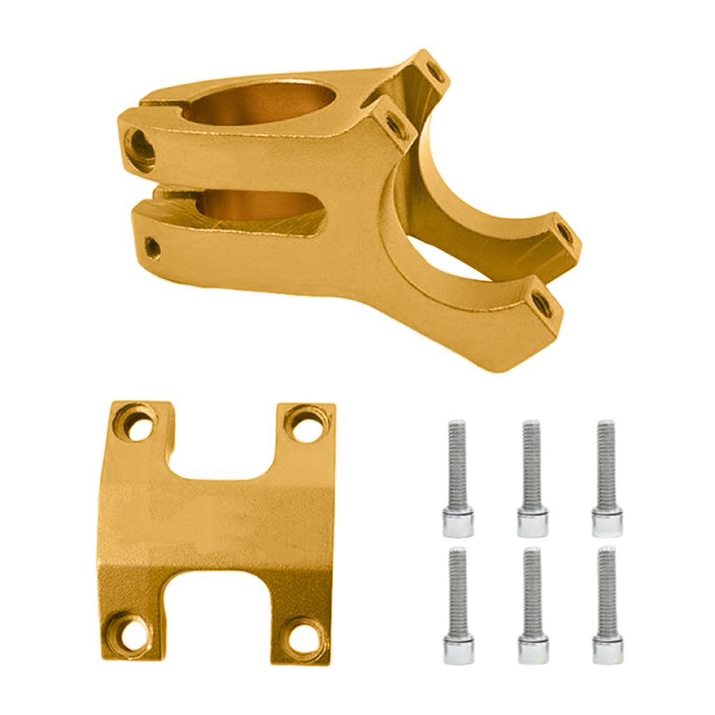 Bike Handlebar Stem,Aluminum Mountain Bike Handlebar Handlebar Stem,Easy Installation Secure Clamping For Road Mountain Bike