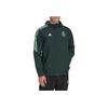 Adidas FW22 Striped Logo Pattern Printed Long Sleeve Jacket Men Jackets Green HD1217