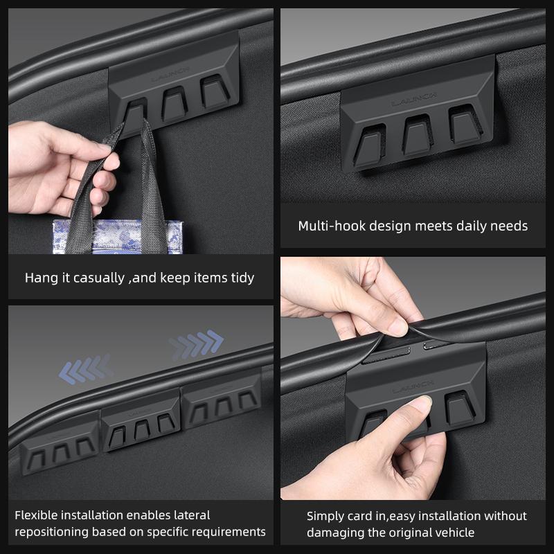 for Tesla Model Y Juniper/Launch 2025 2026 Car Rear Trunk Storage Hook Accessories Left And Right Both Side Storage Hook 2pcs