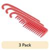 (3 Pack  Detangle & Smooth Hanging Shower Hair Comb Multicolor