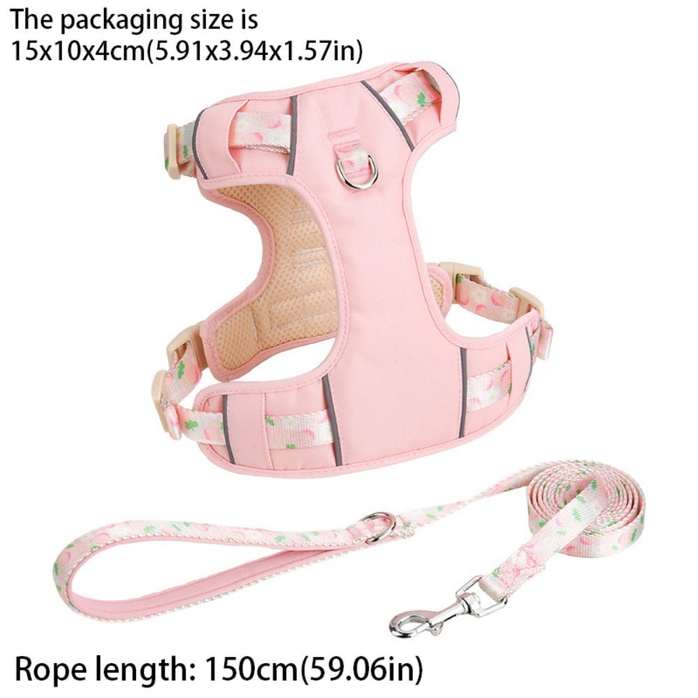 Vest Type Pet Harness Explosion Proof Breathable Harness Dog Gear Dog Vest  Outdoor Activities