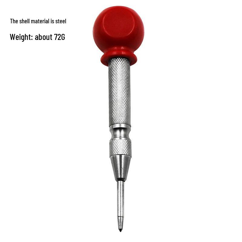 Semi-Automatic Center Punch Locator & Auto Glass Breaker Tool with Handle
