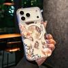 Luxury Clear Flowers For Magsafe Phone Case For iPhone 17 Air 16 15 14 13 Pro Max 16E Magnetic Wireless Charge Shockproof Cover