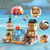 Creative Expert City Street View Hokkaido Dock Building Blocks Architecture Street Store Model Mini Brick Toy Gift for Kid Adult