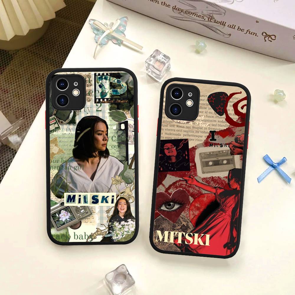 Popular Singer M-Mitski For IPhone Air 16 15 14 Plus 13 12 11 Pro Max Matte Cover Jelly Shockproof Phone Case