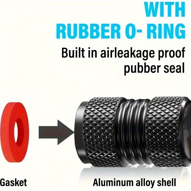 Aluminum Alloy Tire Valve Caps, Suitable for Automotive, Motorcycle, and Bicycle, Rust and Dust Resistant Tire Valve Cover Accessories