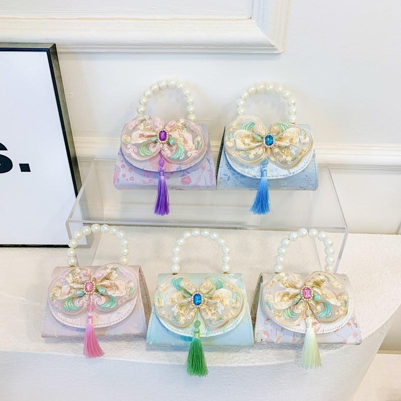 Frozen Kids Shoulder Bag With Bow And Tassel For Daily Outfits Characters Included)**