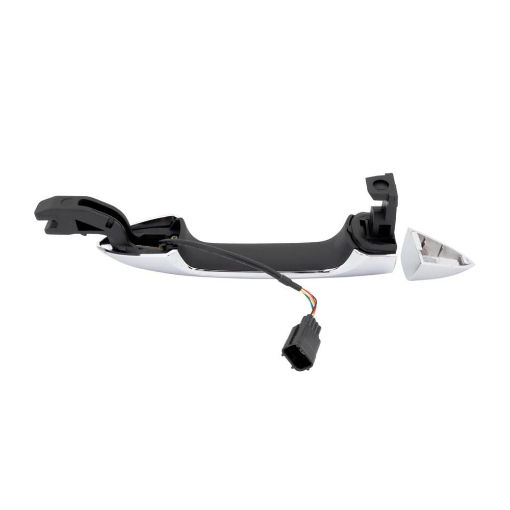 Front Left Exterior Door Handle For 13-17 Honda Accord W/ Smart Key Lock Button