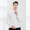 Beijigelleu Unisex Loose Fit Zip-Up Rash Guard White Bem-X918H