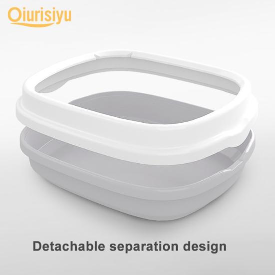 Buy Semiclosed Detachable Antisplash Pet Cats Sand Litter Box Toilet