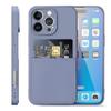 Suitable for IP17PRO MAX Solid Color Card Bag Soft Protective Case Imitation Liquid Skin Feeling Card Mobile Phone Case IP17PRO