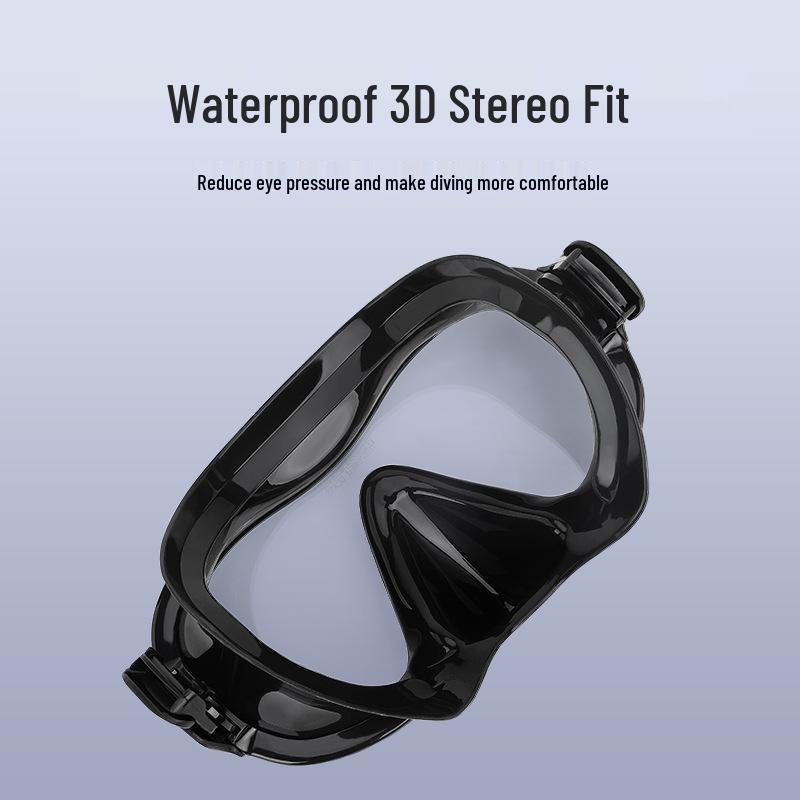 Waterproof Diving Mask & Semi-Dry Snorkel Set