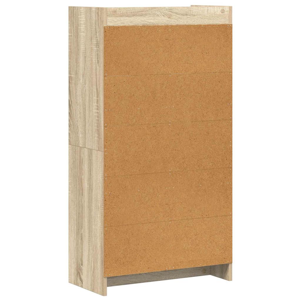 Bookshelf Sonoma Oak 59 x 30 x 111 cm Particleboard