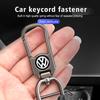 Valve Stems Caps Aluminum Alloy Car Keychain Anti Loss Storage Buckle Keychain For VW Passat Golf 4 5 6 Tiguan Polo S UH5
