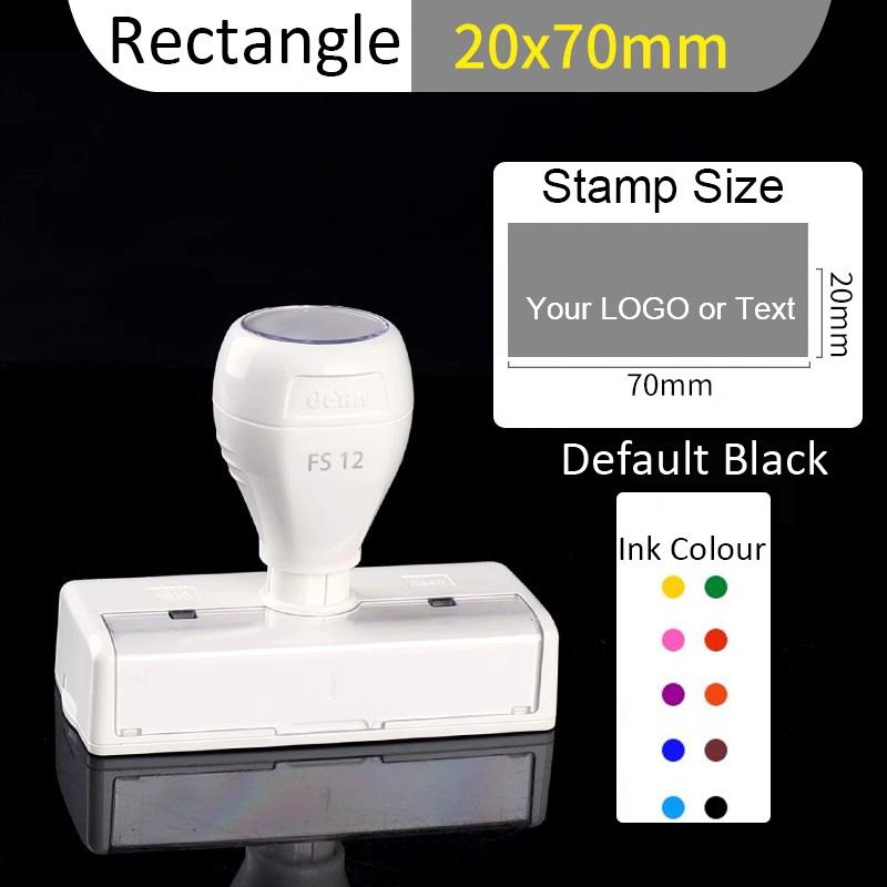 Custom Self Inking Return Stamp Address Personalized Signature Easy Stamping Seal Customized Your Design LOGO Rubber Stamps DIY