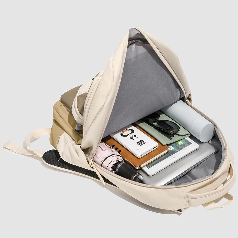 Rucsac Școlar pentru Elev de Liceu cu Blocuri de Culoare Rucsac de Călătorie pentru Bărbați Rucsac Ușor cu Capacitate Mare