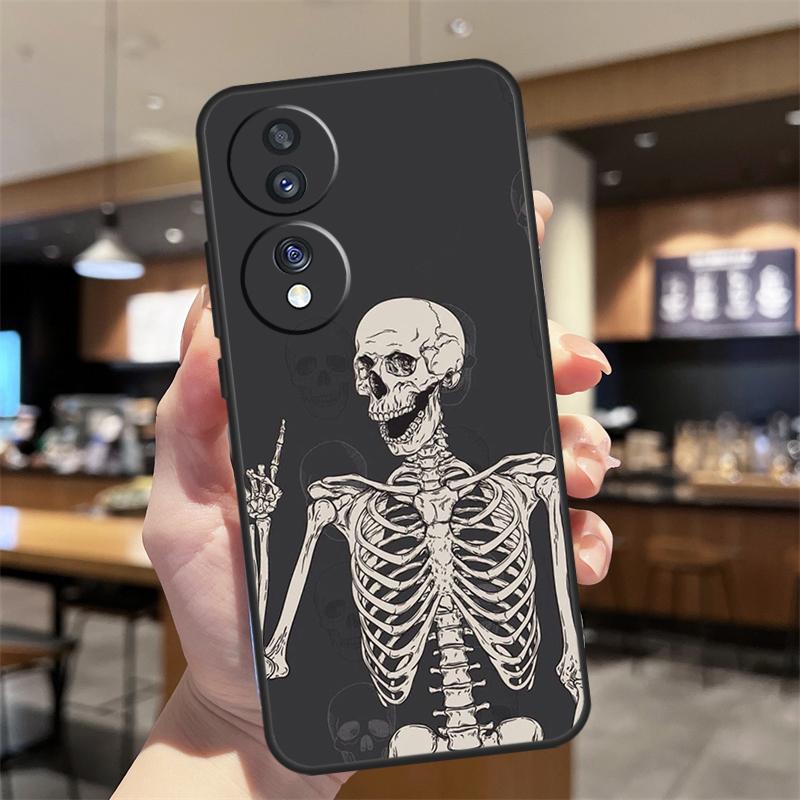 Medical Skeleton Anatomy Case For Honor Magic 8 6 7 Pro Honor 400 200 70 90 Lite X8b X8c X9a X9b X9c X9d Win RT Cover