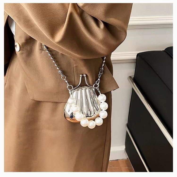 

Женская сумка металлик мода новая бисер цепи мини сумка через плечо сумка для девочек