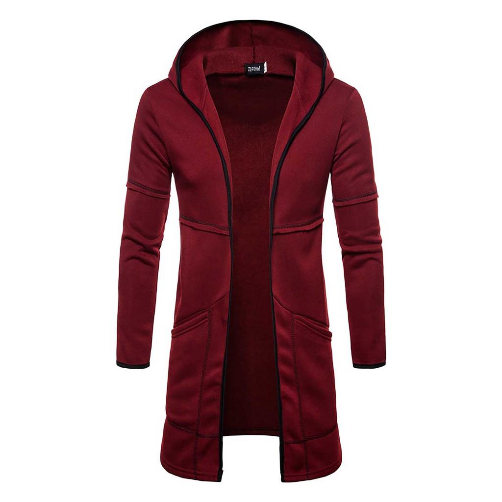 Herren Autumn Winner Langarm-Spleiß-Sweatshirt, Oberteil, T-Shirt, Bluse, Jacke, Mantel