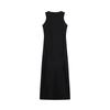 2026 Spring/Summer High-Neck Sleeveless Slim Fit Elegant Back Slit Maxi Dress for Women