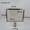 HAISIDK HKL-1127 Queue Barrier Post with A3 Horizontal Sign Holder