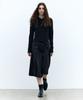 Textured Hooded Top Black
