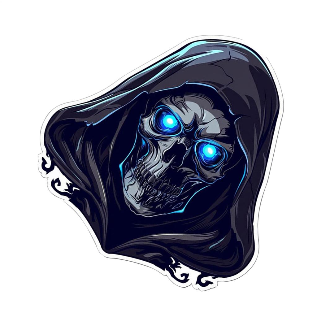 Car Rear Window Decal Skull, Skull Car Sticker and Decal - 3D Skull Car