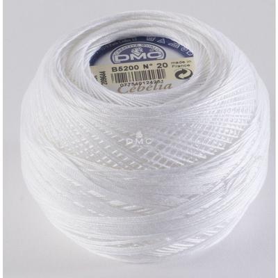 DMC - Fil per uncinetto Cébélia Gross. 20 - Col. B5200 Bianco