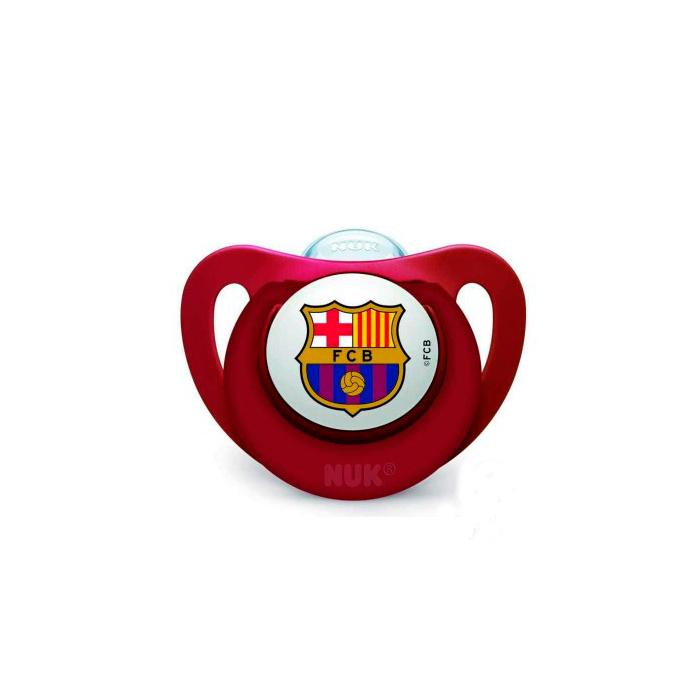 

Nuk Pacifier Silicone Teat FC Barcelona 6-18M