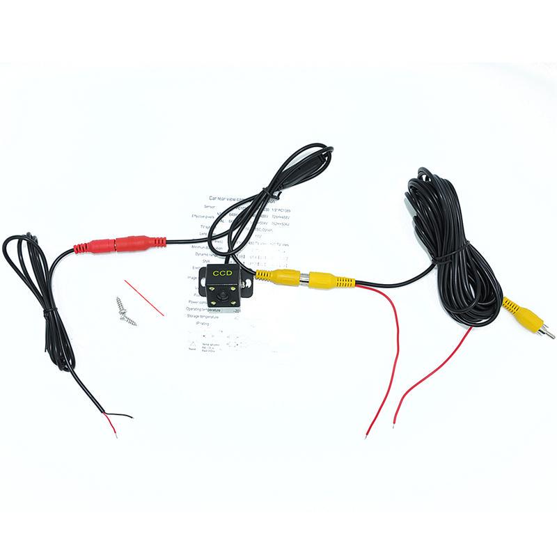 4LED Night Car CCD Rear View Camera With 4.3 Inch Color LCD Car Video Foldable Monitor Mirror Camera