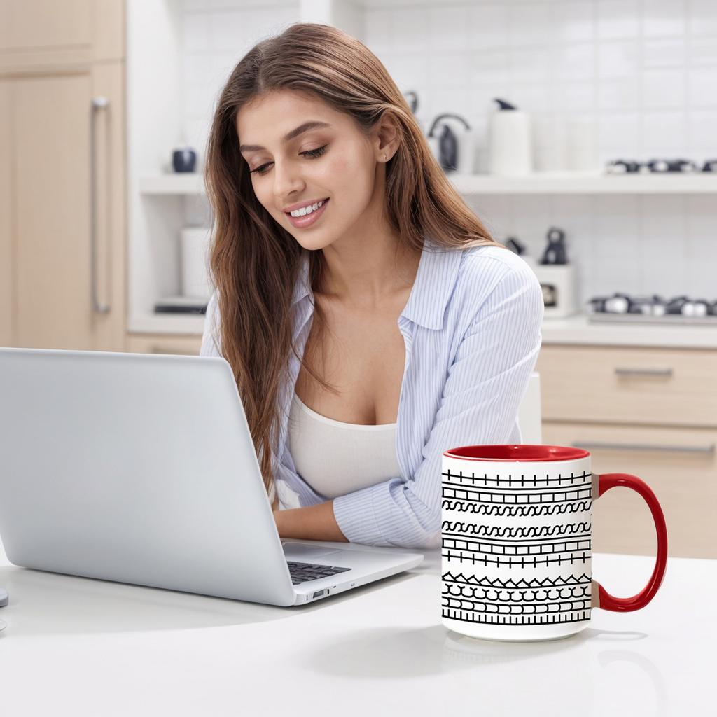 Ceramic Mug Coffee Mug Hidden Message Mug Microwave-Safe Drinkware Funny Office Mug Gift Ceramic Tea Cups for Home Office