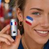 3-Farben Körpermalstift für Fußballfans, Schweißfest & Hohe Pigmentierung Gesichtsmalstift, Make-up Stift für Spieltag, Fußballspiel, Feiertagsparty