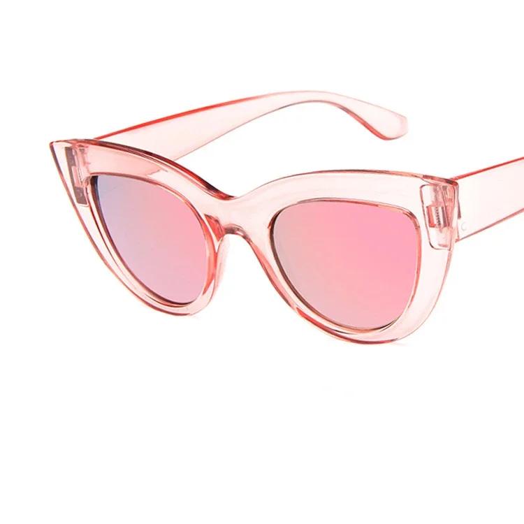 Vintage Cat Eye Sonnenbrille Luxury Designer Retro Sonnenbrille Weibliche Mode Spiegel Outdoor Shades Gradienten
