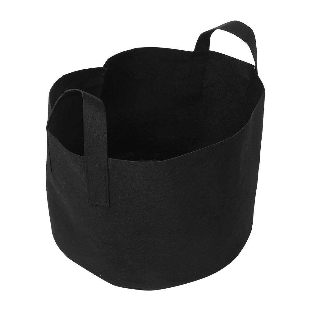 1 2 3 5 7 10 Gallon Schwarzer Pflanzen Anzuchtsbeutel Gemüse Blume Belüftung Pflanztopf Behälter