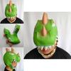 Halloween Latex Green Dinosaur Mask With Handmade Craft For Costume Party Fun