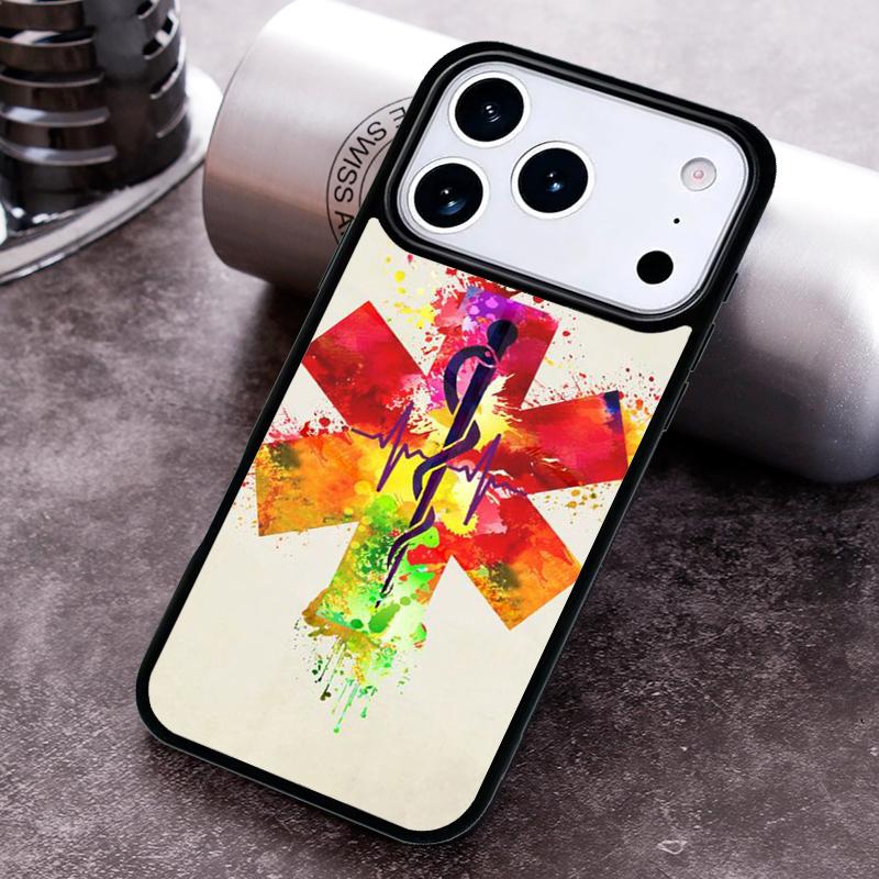 EMT EMS Medical Rescue Phone Case For iPhone 17 16 15 14 13 12 11 Pro Max Plus 17Air Soft Silicone Cover
