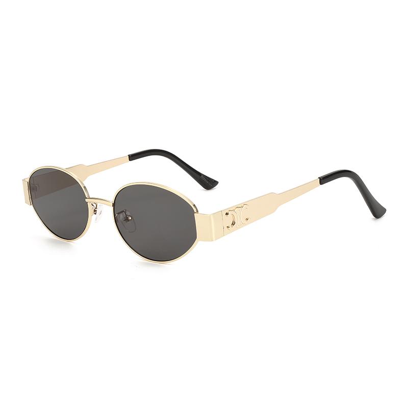 1pc elliptical sunglasses 2 women's street pography sunglasses retro high-end pography sunglasses