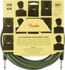 Fender Shielded Cable Strummer Pro 13' Instrument Cable, Drab Green