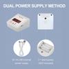 2-in-1 Automatic Digital Thermometer Non-Contact Infrared Temperature Measurement + Time Display